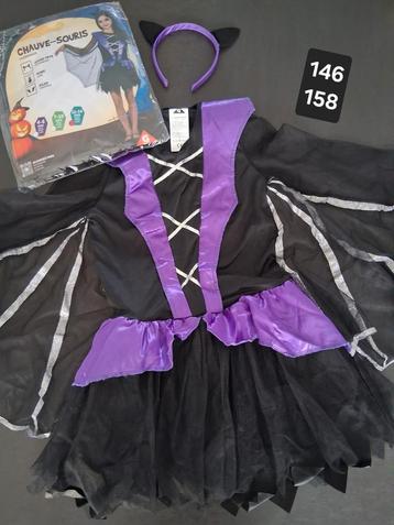 Verkleedkledij vleermuis halloween maat 146 152 158 beschikbaar voor biedingen