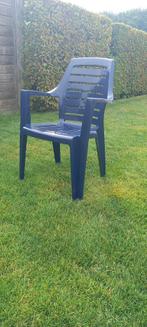 Lig- tuinstoelen CURVER blauwe kleur, Tuin en Terras, Ophalen, Gebruikt, Plastic, Stapelbaar