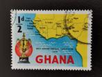 Ghana 1959 - sport - voetbal - landkaart West-Afrika, Ophalen of Verzenden, Sport, Gestempeld