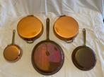 Verschillende koperen pannetjes, Huis en Inrichting, Keuken | Potten en Pannen, Ophalen, Gebruikt, Overige materialen, Overige typen