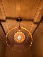 Hanglamp gouden ring, Maison & Meubles, Lampes | Suspensions, Comme neuf, Enlèvement