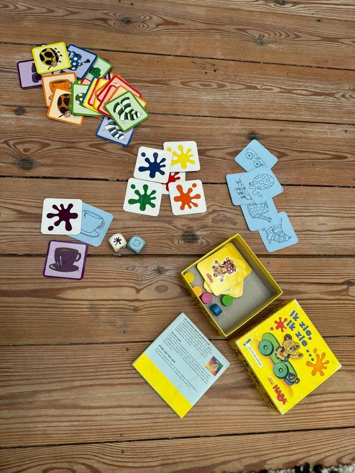 HABA - ik zie ik zie, Kinderen en Baby's, Speelgoed | Educatief en Creatief, Gebruikt, Taal en Lezen, Ontdekken, Ophalen of Verzenden