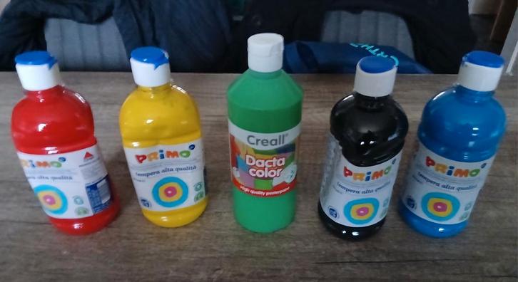 Plakaatverf Primo (foto1) acrylverf (foto 3), Hobby en Vrije tijd, Schilderen, Gebruikt, Acrylverf, Ophalen