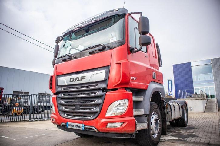 DAF CF480FT-56 Ton-Big Axle+Intarder+Hydr. (bj 2018), Auto's, Vrachtwagens, Bedrijf, Te koop, Elektrische ramen, DAF, Overige brandstoffen