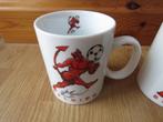 3 superbes mug tasses diables rouge Belgium, Comme neuf, Tasse(s) et/ou soucoupe(s), Enlèvement ou Envoi