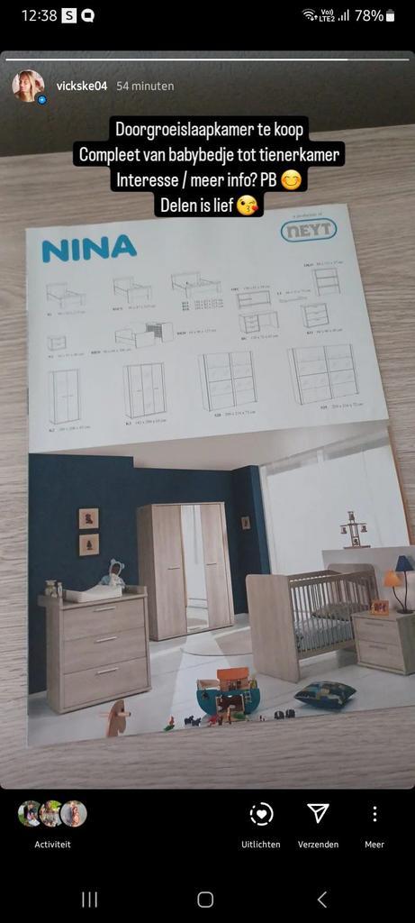 Kinderbed met doorgroei mogelijkheid, Kinderen en Baby's, Kinderkamer | Stapelbedden en Hoogslapers, Zo goed als nieuw, Ophalen