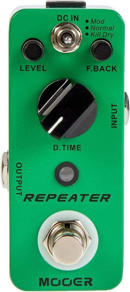 MOOER Repeater Delay Digital Pedaal GRATIS LEVERING, Muziek en Instrumenten, Effecten, Nieuw, Overige typen, Verzenden