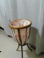 Travailleuse tripode en hêtre et rotin, Maison & Meubles, Enlèvement, Utilisé