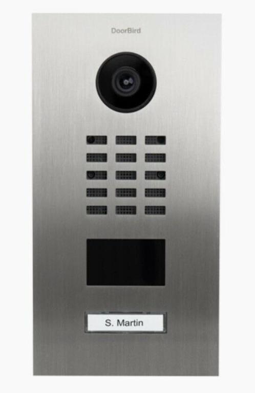 DoorBird Intercom Video Deurbel, Huis en Inrichting, Deurbellen, Nieuw, Draadloos, Compatibel met smartphone, Ingebouwde camera