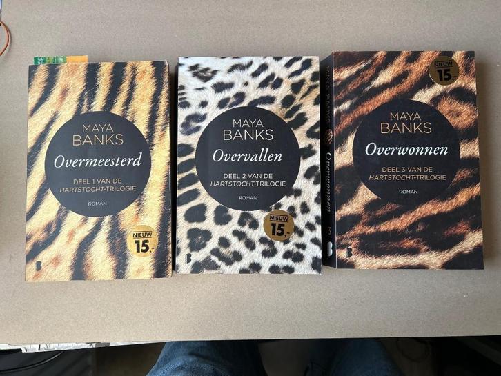 Maya Banks - Hartstocht-trilogie kompleet, Boeken, Romans, Gelezen, Europa overig, Ophalen of Verzenden