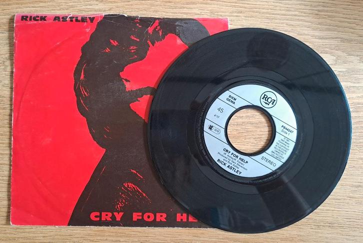 Rick Astley - Cry For Help, Cd's en Dvd's, Vinyl Singles, Gebruikt, Single, Pop, 7 inch, Ophalen of Verzenden