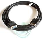 Nul modem D-SUB9 kabel RS232 M/M - L = 3 meter, Zo goed als nieuw, Verzenden