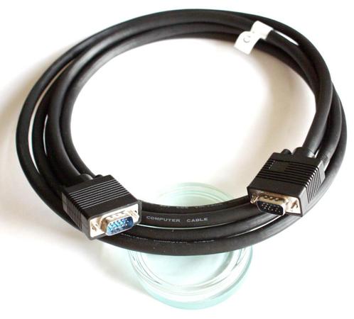 Câble zéro modem D-SUB9 RS232 M/M - L = 3 mètres, Informatique & Logiciels, Pc & Câble réseau, Comme neuf, Envoi