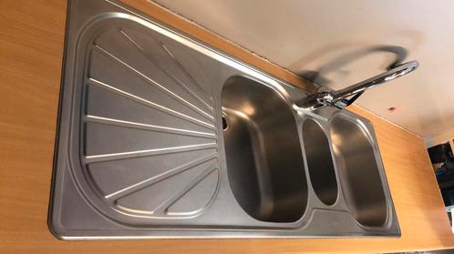 Franke grote spoelbak (zonder kraan) met structuur, Huis en Inrichting, Keuken | Keukenelementen, Gebruikt, 100 tot 150 cm, 50 tot 100 cm