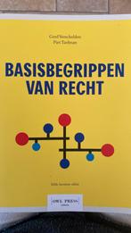 Basisbegrippen van recht, Boeken, Studieboeken en Cursussen, Ophalen of Verzenden, Zo goed als nieuw, Hoger Onderwijs, Gerd Verschelden