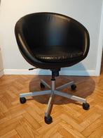 Zwarte Bureaustoel, Enlèvement, Comme neuf, Noir, Chaise de bureau