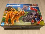 Playmobil 2 sets Dino’s buggy met vangnet en Raptor met moto, Kinderen en Baby's, Ophalen of Verzenden, Zo goed als nieuw, Complete set