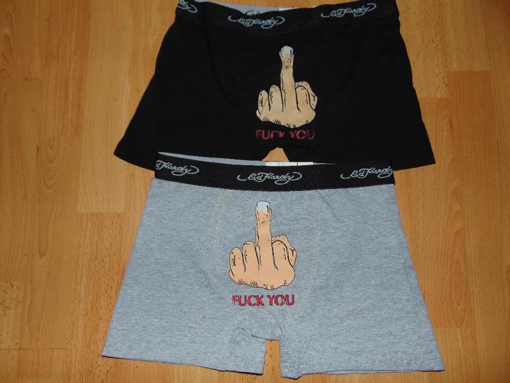 Boxers Ed Hardy maat M nieuwstaat, Kleding | Heren, Ondergoed, Boxer, Zwart, Ophalen of Verzenden