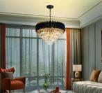 Luster woonkamer en eetkamer, Huis en Inrichting, Lampen | Kroonluchters, Ophalen, Nieuw, Glas