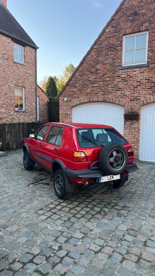 Volkswagen Golf 2 COUNTRY, Auto's, Volkswagen, Particulier, Golf, 4x4, Benzine, Handgeschakeld, Rood, Vierwielaandrijving, Ophalen
