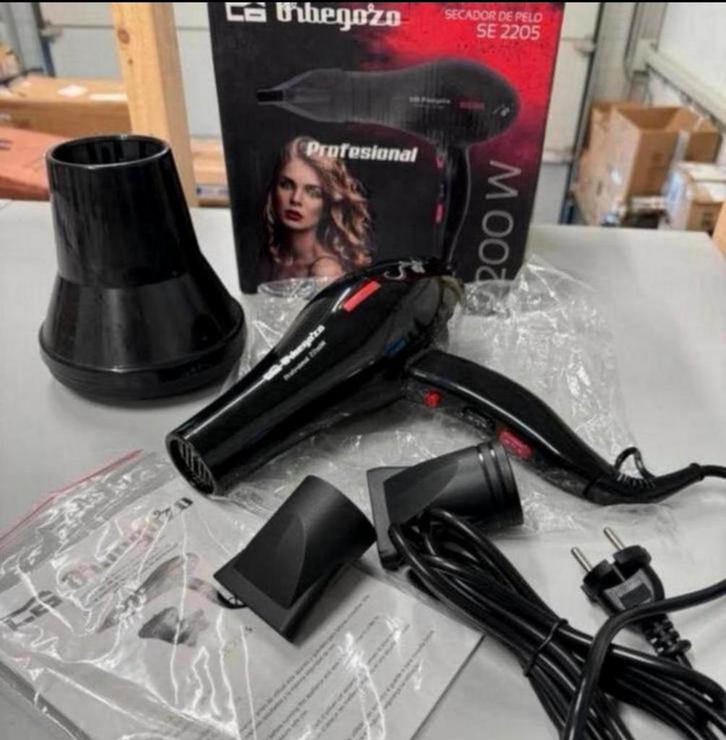 Orbegozo Droger Se2205 2200W 2 snelheden 2 temp Fohn nieuw, Handtassen en Accessoires, Uiterlijk | Haarverzorging, Nieuw, Haardroger