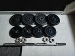 36kg Halterset (30mm), Sport en Fitness, Fitnessmaterialen, Ophalen, Gebruikt, Benen, Halterset