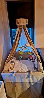Baby houten park met matras, bekleding en hemel, Kinderen en Baby's, Ophalen