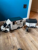 Bruder paardentrailer en remorque in perfecte staat, Ophalen of Verzenden, Zo goed als nieuw