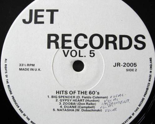 Jet Records Vol.5 - Hits Of The 60's - '' Popcorn Lp ", Cd's en Dvd's, Vinyl | R&B en Soul, Zo goed als nieuw, Soul of Nu Soul