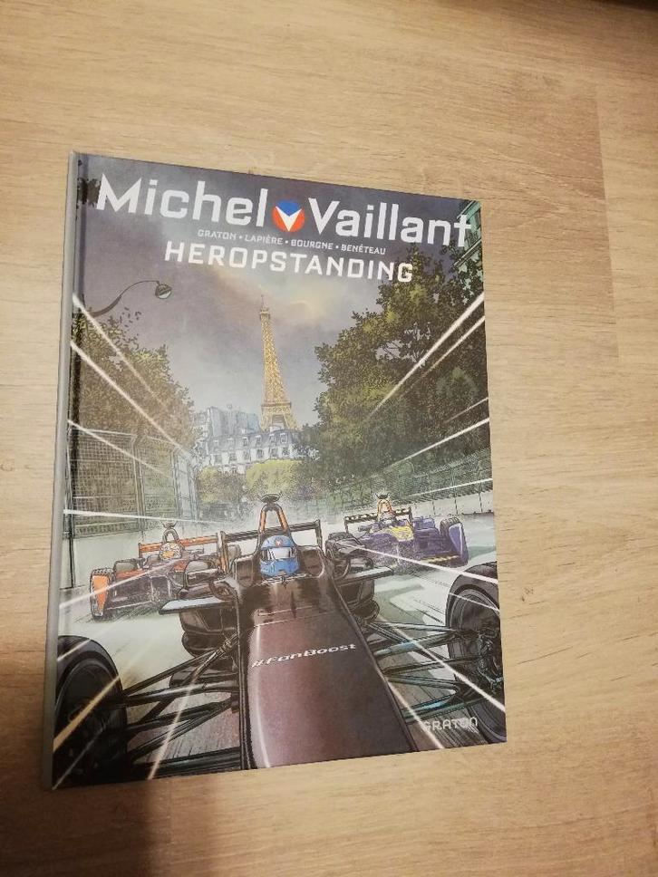 Michel Vaillant strips+kaartje, Boeken, Stripverhalen, Zo goed als nieuw, Ophalen of Verzenden