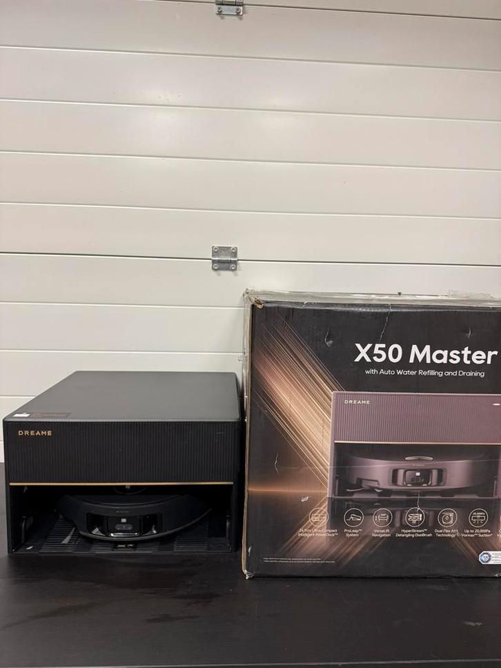 Dreame X50 Master robotstofzuiger, Elektronische apparatuur, Stofzuigers, Zo goed als nieuw, Robotstofzuiger, Stofzak, Ophalen