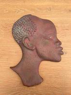 Afrikaans vrouwenhoofd koper, Antiek en Kunst, Ophalen