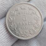 Munt / België / Albert I / 5 Frank / 1931 FR / Pos. A, Postzegels en Munten, Ophalen of Verzenden, Losse munt