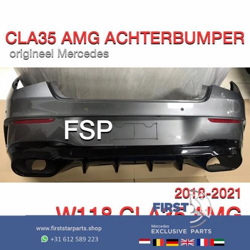 W118 C118 CLA35 CLA45 AMG ACHTERBUMPER origineel Mercedes CL, Auto-onderdelen, Carrosserie, Bumper, Mercedes-Benz, Achter, Gebruikt
