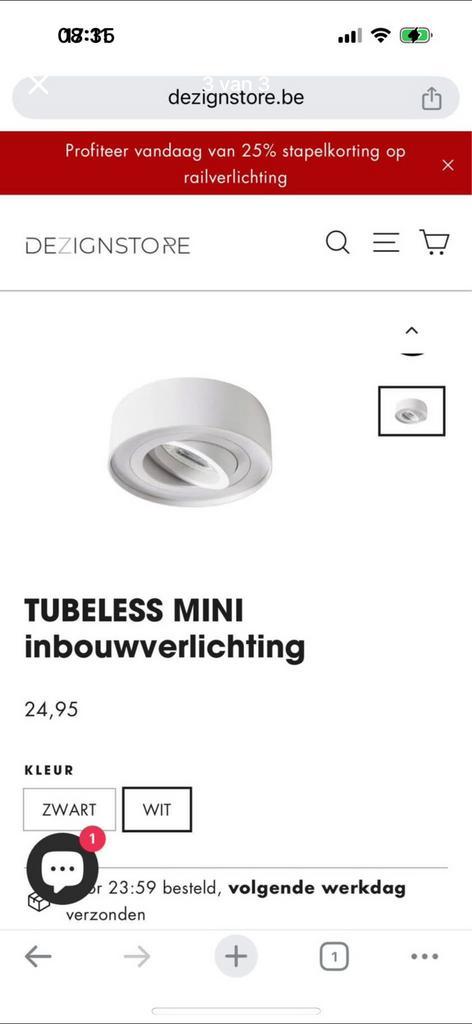 Spots, 20-25 stuks, Huis en Inrichting, Lampen | Spots, Nieuw, Plafondspot of Wandspot, Metaal of Aluminium, Led, Inbouw, Ophalen