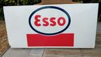 grand panneau d'affichage émaillé ESSO, Enlèvement, Comme neuf, Panneau publicitaire