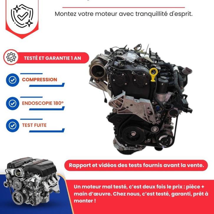 Complete motor audi a3 tt/vw golf passat touran, Auto-onderdelen, Motor en Toebehoren, Audi, Seat, Skoda, Nieuw, Ophalen of Verzenden