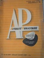 Actualité Publicitaire uit 1957 - Frans tijdschrift, Ophalen of Verzenden, Gebruikt, Overige typen