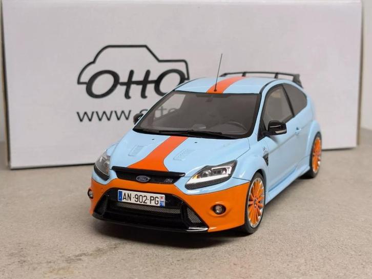 Ford Focus RS MKII 2010 Le Mans Gulf 1:18 OT1011 Nieuw, Hobby en Vrije tijd, Modelauto's | 1:18, Nieuw, Auto, OttOMobile, Ophalen of Verzenden
