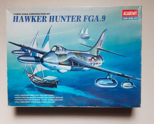 Hawker Hunter FGA.9, Academy, 1/48, Hobby & Loisirs créatifs, Modélisme | Avions & Hélicoptères, Neuf, Avion, Plus grand que 1:72