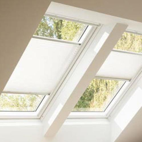 Velux vouwgordijn FMG 120120 voor platdakvenster elektrisch, Doe-het-zelf en Bouw, Glas en Ramen, Nieuw, Dakraam, 80 tot 120 cm