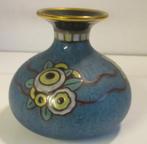 vase en verre émaillé art déco Scailmont Heemskerk, Antiquités & Art, Antiquités | Verre & Cristal, Envoi