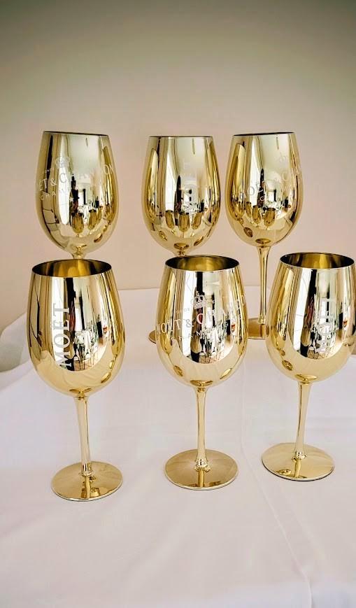 Champagneglazen Moët & Chandon, Verzamelen, Glas en Drinkglazen, Nieuw, Overige typen, Ophalen