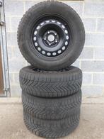 4 Michelin Alpin 6 - 195/65R15 winterbanden op stalen velgen, Auto-onderdelen, Ophalen, 15 inch, Winterbanden, Band(en)