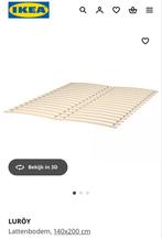 IKEA Luroy lattenbodem 140x200 (2x 70x200) – goede staat!, Ophalen, Zo goed als nieuw