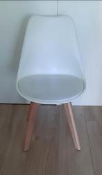 4 mooie witte stoelen, Wit, Zo goed als nieuw, Vier, Modern