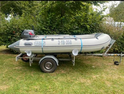 Zodiac C340S 3,40 m – Moteur Evinrude 8 CV + Remorqu, Watersport en Boten, Rubberboten, Aluminium, Minder dan 70 pk, Benzine, Ophalen of Verzenden