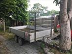 Aanhanger dubbel asser tot 2000 kilo opknapper nl papieren, Ophalen of Verzenden