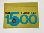 Brochure originale de la Fiat 1500 Cabriolet, Enlèvement ou Envoi, Comme neuf, Dépliant