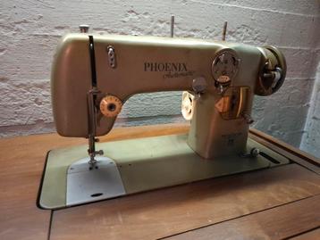 Vintage naaitafel Phoenix, Enlèvement, Utilisé, Machine à coudre